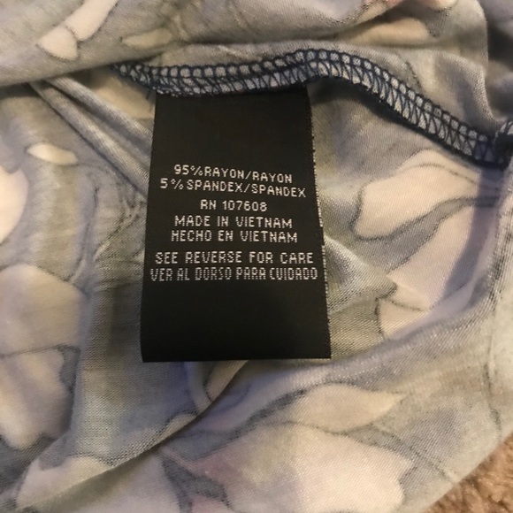 NWT Sz M Madison Leigh Dress Navy Coral - Picture 8 of 8